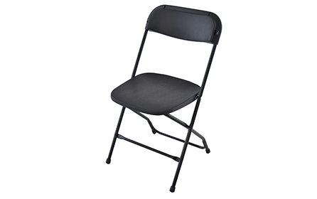 TitanPRO Black Folding Chair