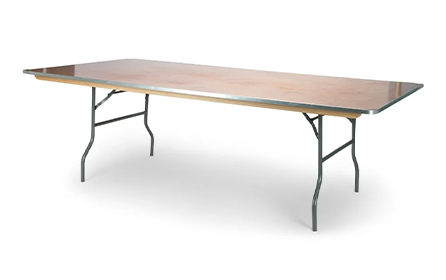 TitanPRO Plus 8' x 48" King Birchwood Table